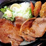 鬼そば - 牡蠣はジューシー！生姜焼きは驚きの柔らかさ！(2013,12/13)