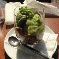 エシェル・ドゥ・アンジェ - 抹茶と黒豆のパフェ
