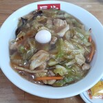 ラーメン長作 - 料理写真:あんかけ焼そば(700円也) このボリュームでこの値段‥