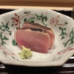 多仁本 - メジマグロと花山葵のおひたし。うっまぁぁあ！！