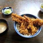 天婦羅 多から家 - 穴子と芝えびの天丼