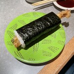 根室花まる - 大海老天巻き！お腹いっぱいになりますよー。