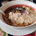 幸楽苑 - 中華そば490円＋麺大盛110円＋背油130円＋薬味抜き0円＋麺かため0円