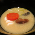 神保町 傳 - 25年12月　白子、鱈の田酒酒粕