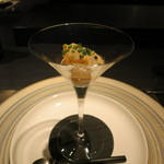 エクアトゥール - 25年12月　活け締めしたカワハギとその肝のソース　百合根のムース