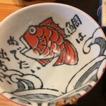 魚 上松 - お茶碗が、可愛い。