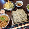 Sobadokoro Nakamura - ひめ天せいろ（せいろ小、天ぷら、小鉢、ご飯物） 1,265円