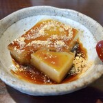 Sobadokoro Nakamura - 食後のデザート（くず餅）