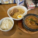 Kare Ohana - カレーつけ麺（小ライス付き）　