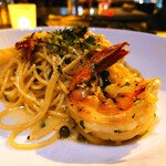BOA Steakhouse - Shrimp Pasta white wine garlic sauce