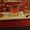 フレーザーホテル - 料理写真:１．カブのムース（中）、フォアグラのパテ（右）