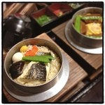 釜寅 - 鯛釜飯。
やる気のない日に。