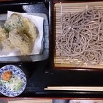 食事処 居酒屋 こまつ - カキ天ぷらそば