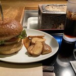 釜山 - チーズバーガーセット