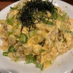 Taka - ネギ玉チャーハン。凄いボリューム！美味いっ！