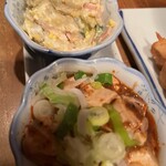 たか - ポテトサラダと麻婆豆腐