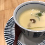 Teppandokoro Kotetsu - 突き出しの茶碗蒸し