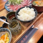 定越食堂 - ぶりしゃぶ定食3