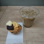 CAFE BRICCO - おぐらバターとほうじ茶ソイラテ