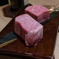 隠れ家鉄板おぶ - その日一番のA5肉