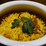 Indian Restaurant Mumbai - チキンビリヤニセット(キーマカレー)