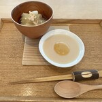 茶洒 金田中 - コースのお通し