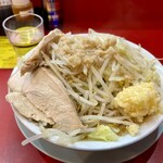 自家製麺 酉 - ラーメン850円ヤサイ50円麺少なめヤサイ減らし