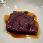 時の宿 すみれ - ・ほほ肉のラグー　白ささぎのエストファーﾄﾞ