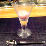 時の宿 すみれ - ・口直しのグラニテ　ザクロと赤ワイン