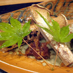 時の宿 すみれ - ・とも三角のすみれ漬焼き