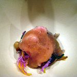 時の宿 すみれ - ・千本の酢のもの。いろどり菊のいちじく風味