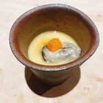 菊鮨 - いろは島の牡蠣の茶碗蒸し