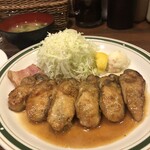 かつれつ四谷たけだ - カキバター焼き定食