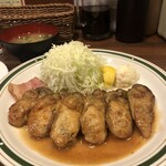 かつれつ四谷たけだ - カキバター焼き定食