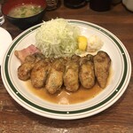 かつれつ四谷たけだ - カキバター焼き定食