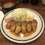 かつれつ四谷たけだ - カキバター焼き定食