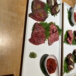 肉寿司 肉和食 KINTAN コレド室町 - 刺し盛り2人前