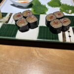 肉寿司 肉和食 KINTAN - とろたく巻き