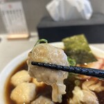 ワンタン麺専門店 たゆたふ - 特製ワンタン麺・贅沢のせ【黒だし】