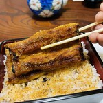 炭焼うなぎ 加茂 - 鰻②