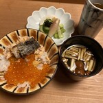 御料理 一燈 - 鮭とイクラの親子丼にしたり