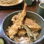 Tsudanumaya - 天丼御膳　大もり（冷）（1,430円）