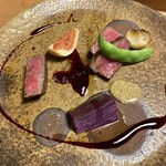 御料理 一燈 - 若狭牛のいちぼの炭焼き