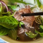 PHỞ 24 - 火の通った牛肉