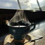 天気輪の柱 - 燻らす湯気が光の加減でとても幻想的。