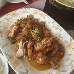 中華料理 合合 - 油淋鶏定食750円