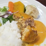 キッチン ブルー グローブ - 最後のカット