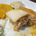 キッチン ブルー グローブ - カブお新香を乗せてみます