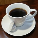 キッチン ブルー グローブ - ホットコーヒーのアップ