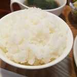 キッチン ブルー グローブ - ご飯大盛りのアップ